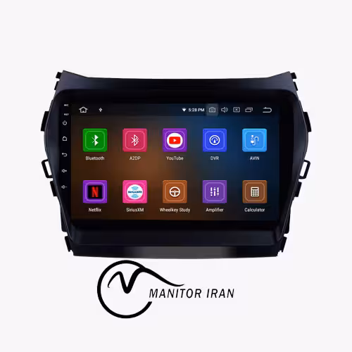 مانیتور سانتافه هیوندای 2015 برند دابسر اپل کارپلی 2 32 مدل DD63