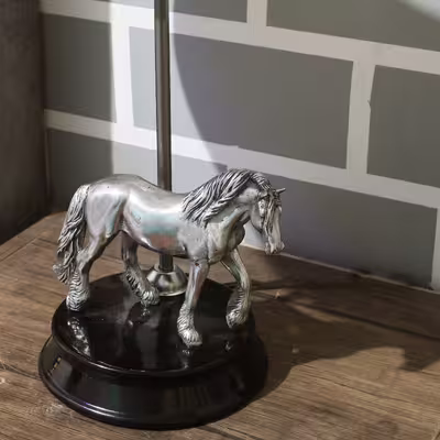 آباژور طرح مجسمه دکوری اسب دلبر مدل RP1038