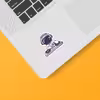  استیکر لپ تاپ توییجین و موییجین طرح Astronaut کد 08 مناسب برای لپ تاپ 156 اینچ به همراه برچسب حروف فارسی کیبورد 
