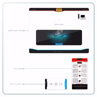 برچسب پوششی ماهوت مدل Road cycling مناسب برای تبلت سامسونگ Galaxy Tab S5e 10.5 2019 T720