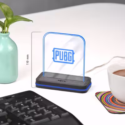 چراغ رومیزی مدل نئون PUBG_AC