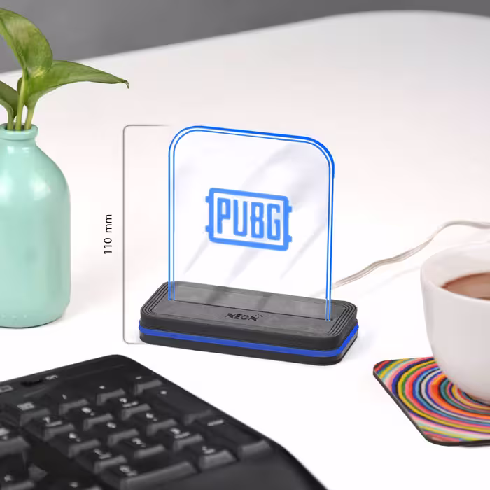 چراغ رومیزی مدل نئون PUBG_AC