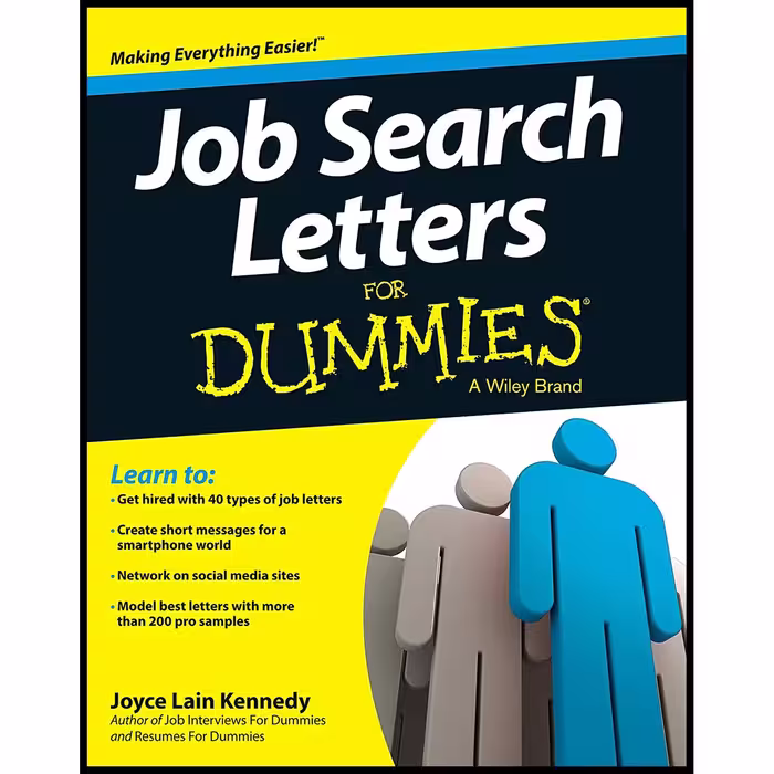 کتاب Job Search Letters For Dummies اثر Joyce Lain Kennedy انتشارات For Dummies