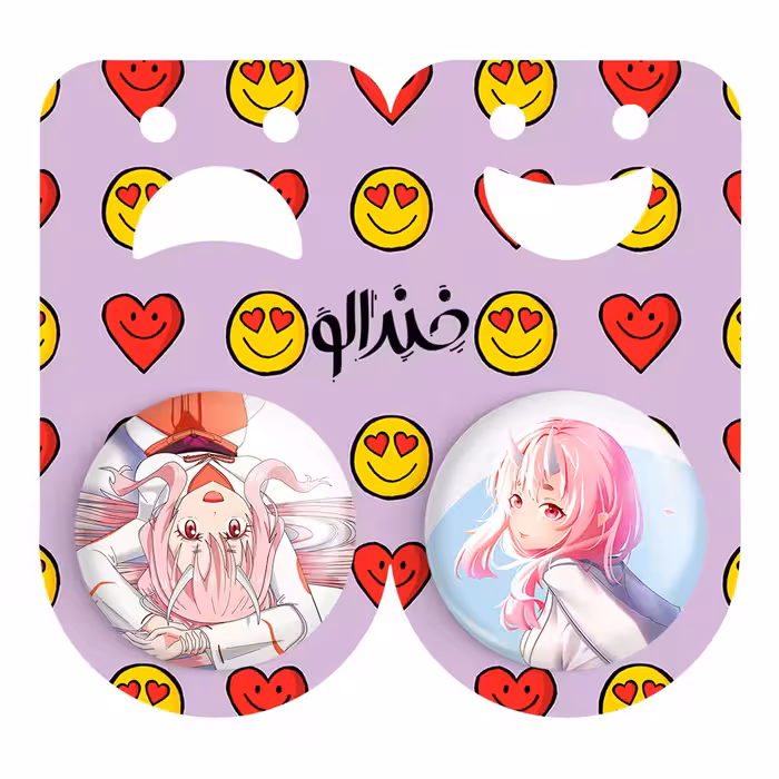 پیکسل خندالو مدل شونا انیمه اسلایم کد 1310413105 مجموعه 2 عددی