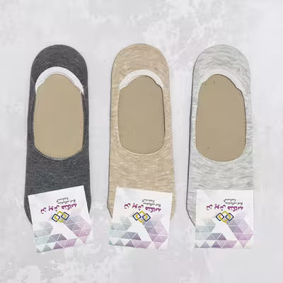 جوراب کالج تن پوش هنگامه مدل پشت ژله ای کد R مجموعه 3 عددی