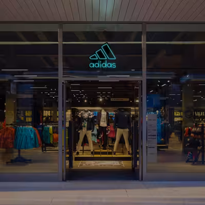 چراغ دیواری نئون دیزاین طرح Adidas-Text-BL_TBL