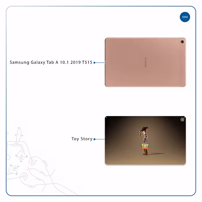 برچسب پوششی ماهوت مدل Toy Story مناسب برای تبلت سامسونگ Galaxy Tab A 10.1 2019 T515