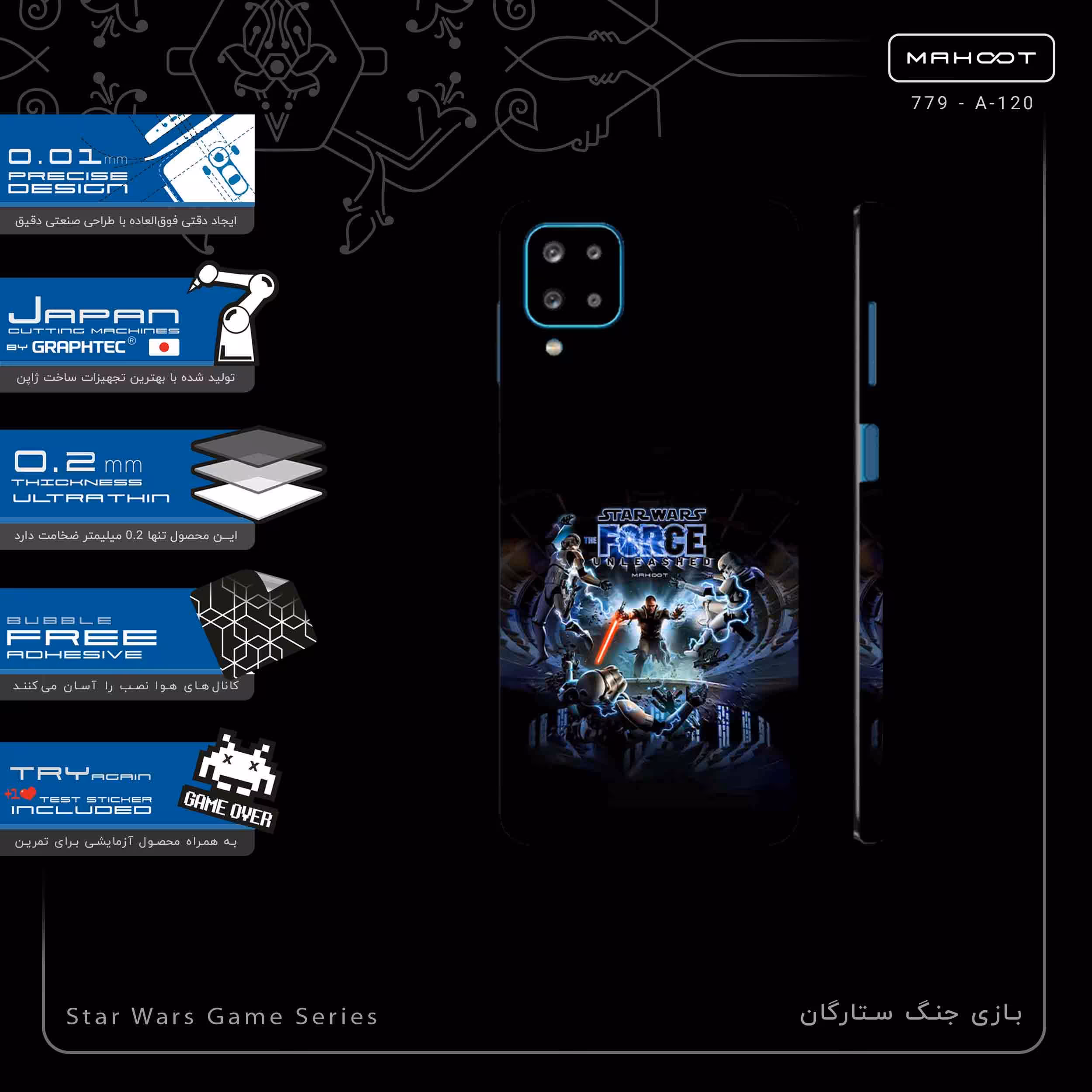 برچسب پوششی ماهوت مدل Star Wars Game Series-FullSkin مناسب برای گوشی موبایل سامسونگ Galaxy A12