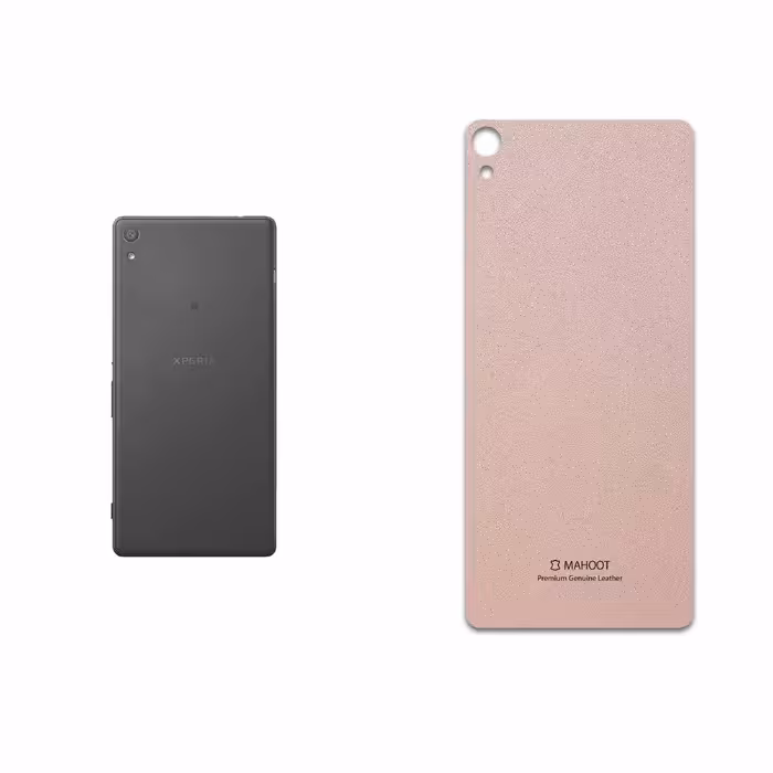 برچسب پوششی ماهوت مدل Rose Gold Leather مناسب برای گوشی موبایل سونی Xperia XA Ultra