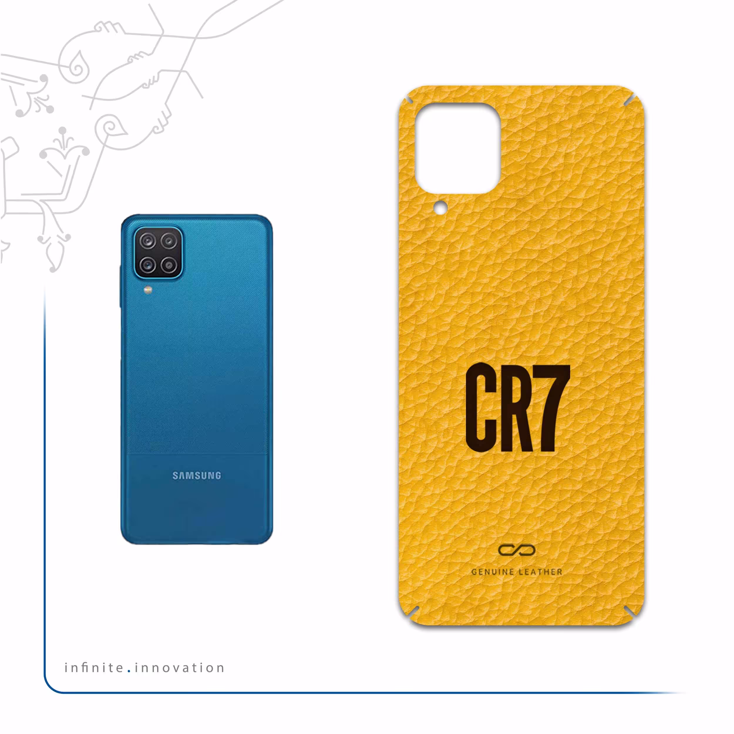 برچسب پوششی ماهوت مدل ML-CR7 مناسب برای گوشی موبایل سامسونگ Galaxy A12