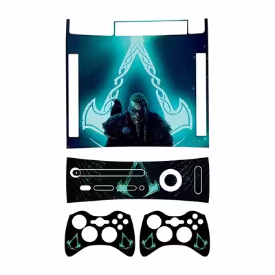 برچسب ایکس باکس 360آرکید طرح assassins creed کد 01 مجموعه 4 عددی
