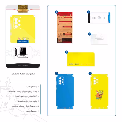برچسب پوششی ماهوت مدل SpongeBob SquarePants-FullSkin مناسب برای گوشی موبایل سامسونگ Galaxy A52 5G