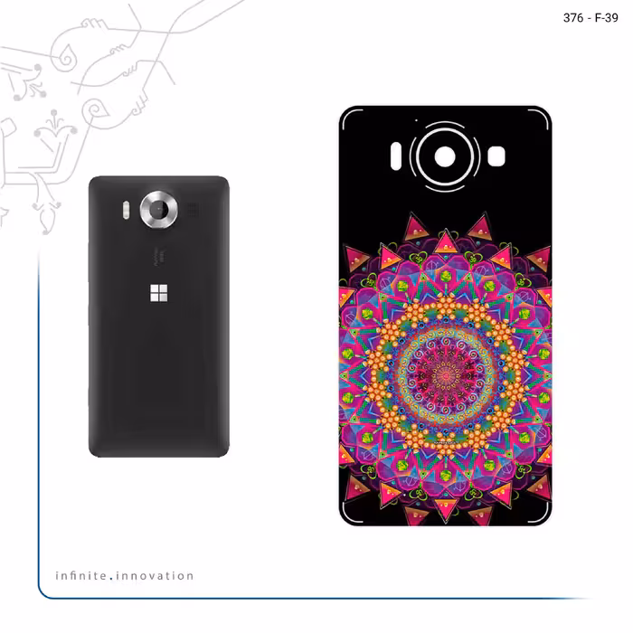 برچسب پوششی ماهوت مدل Mandala Design 5 مناسب برای گوشی موبایل مایکروسافت Lumia 950
