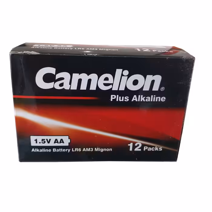 باتری نیم قلمی کملیون مدل آلکالاین پلاس بسته 24 عددی