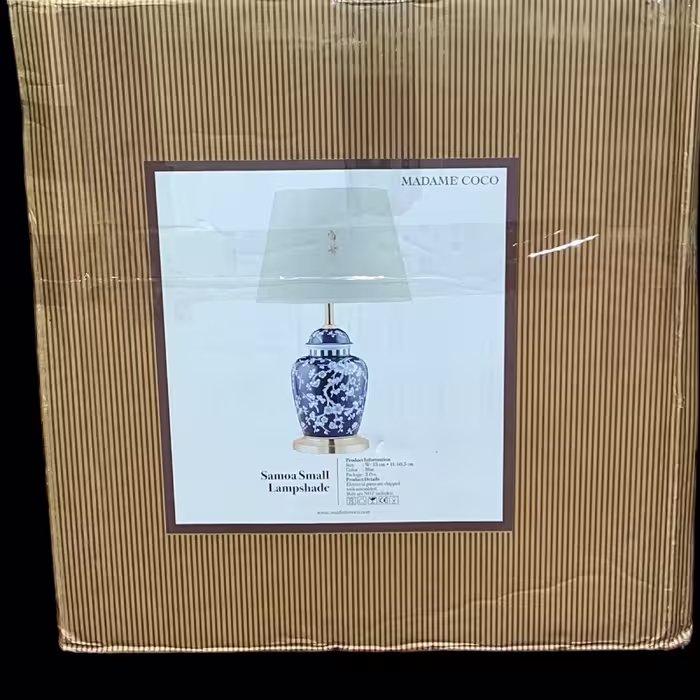 آباژور رومیزی مادام کوکو طرح Samoa کد104
