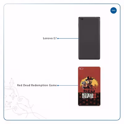 برچسب پوششی ماهوت مدل Red-Dead-Redemption-Game مناسب برای تبلت لنوو E7
