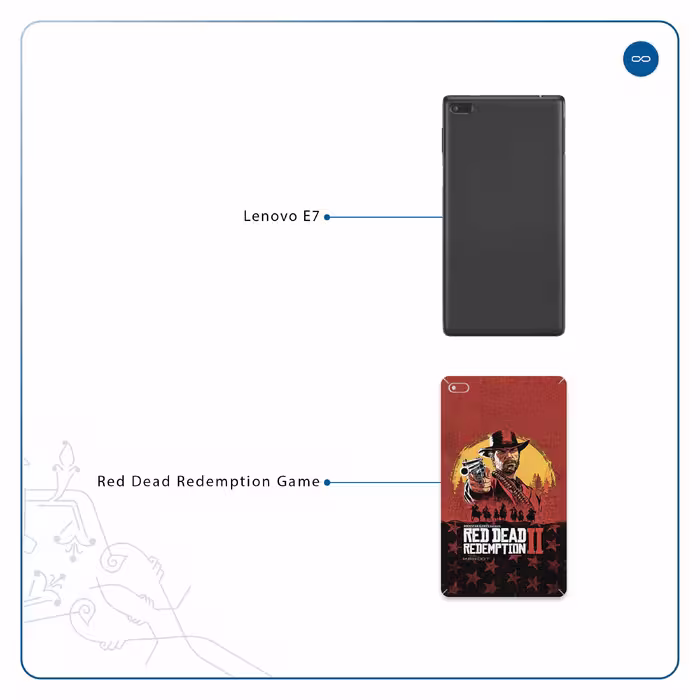 برچسب پوششی ماهوت مدل Red-Dead-Redemption-Game مناسب برای تبلت لنوو E7