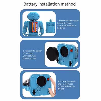 ربات طرح چرخ دنده ای مدل موزیکال Gear Robot