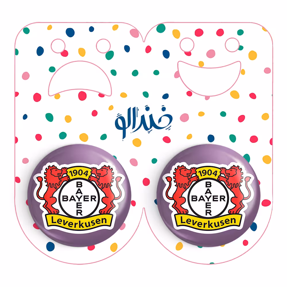 پیکسل خندالو مدل باشگاه بایر لورکوزن کد 1983 به همراه مگنت