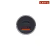شارژر فندکی لیتو مدل LC-C17 به همراه کابل تبدیل Micro USB