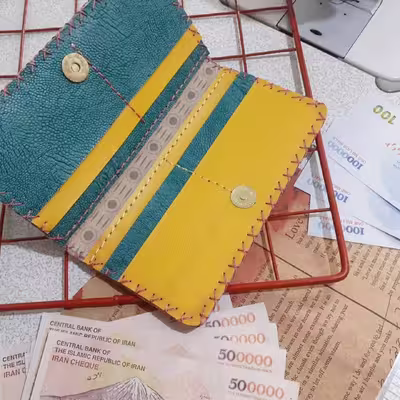 کیف پول مدل دستدوز لاکچری مدل Zz_00