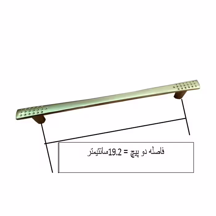 دستگیره کابینت مدل GGER192 بسته 3 عددی