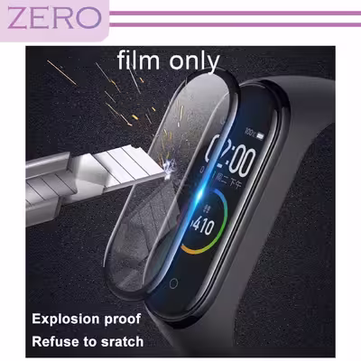 محافظ صفحه نمایش نانو زیرو مدل NZO مناسب برای ساعت هوشمند شیائومی Mi Band 7 بسته دو عددی