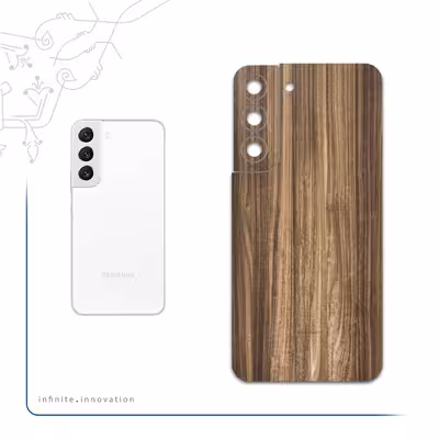 برچسب پوششی ماهوت مدل Light-Walnut-Wood مناسب برای گوشی موبایل سامسونگ Galaxy S22 5G