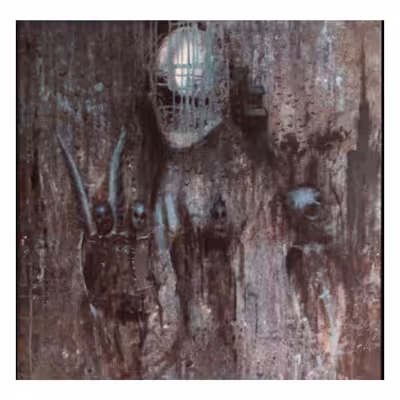 تابلو نقاشی اکرلیک مدل نقاب کد 22