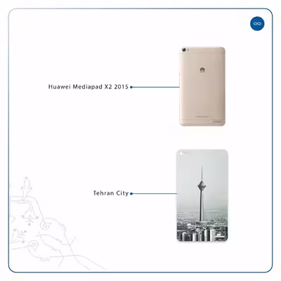 برچسب پوششی ماهوت مدل Tehran City مناسب برای تبلت هوآوی Mediapad X2 2015