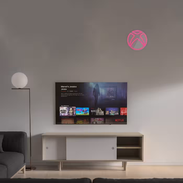 چراغ دیواری نئون دیزاین طرح Xbox-GL_PN
