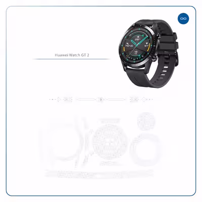 برچسب ماهوت طرح Gloss-Transparent مناسب برای ساعت هوشمند هوآوی Watch GT2