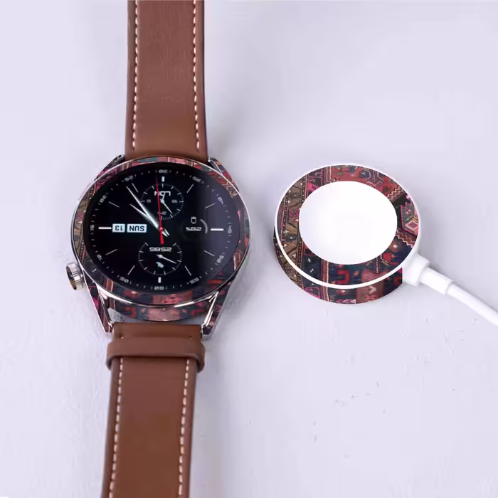 برچسب ماهوت طرح Rug مناسب برای ساعت هوشمند هوآوی Watch GT 3 46mm