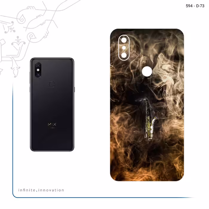 برچسب پوششی ماهوت مدل Saxophone مناسب برای گوشی موبایل شیائومی Mi Mix 3