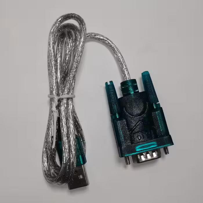 کابل تبدیل USB به سریال RS232 مدل HL-340 طول 0.8 متر