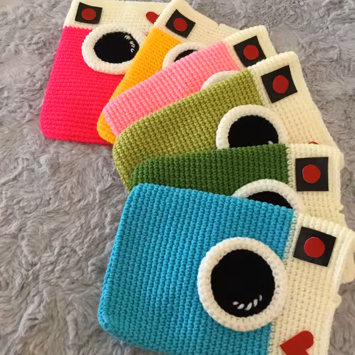 کیف بافتنی مدل دوربین