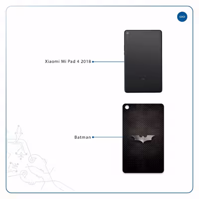 برچسب پوششی ماهوت مدل Batman مناسب برای تبلت شیائومی Mi Pad 4 2018