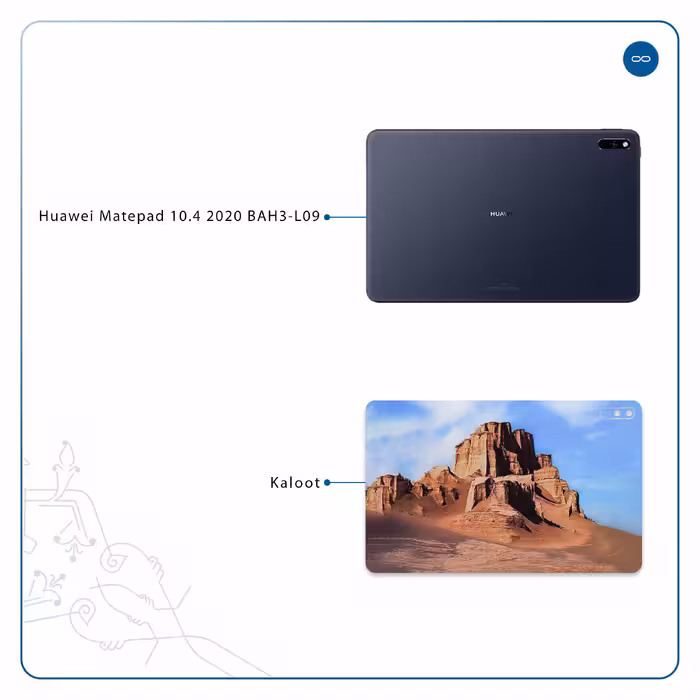 برچسب پوششی ماهوت مدل Kaloot مناسب برای تبلت هوآوی Matepad 10.4 2020 BAH3-L09