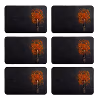 زیربشقابی طرح ادویه کد 5009 بسته 6 عددی | کالا مکس