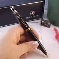 خودکار مشکی گیره طلایی شیفر SHEAFFER 100 BP black with GT 100