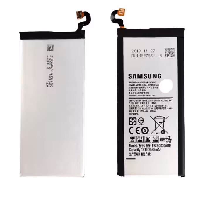 خرید باتری سامسونگ GALAXY S6 مدل EB-BG920ABE با ظرفیت 2550mAh و قابلیت شارژ سریع