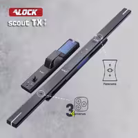 دستگیره هوشمند فول آپشن ALOCK، مدل Scout TX، مجهز به سه دوربین
