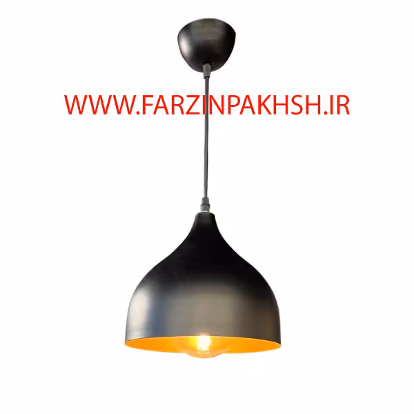لوستر آویز تکی مدرن مشکی مدل Z_13