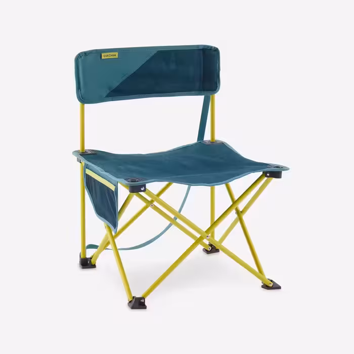 صندلی تاشو کمپینگ کچوا Quechua Folding Camping Chair – Yellow – MH100 – 110 Kg