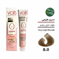 رنگ موی بدون آمونیاک والس بلوند خیلی روشن شماره 8.0