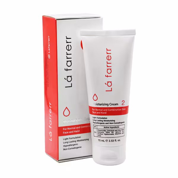 کرم مرطوب کننده دست و صورت لافارر مناسب پوست معمولی و مختلط