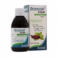 شربت برون کلد هلث اید 200 میلی‌لیتر | Bron Cold Health Aid 200ml Syrup