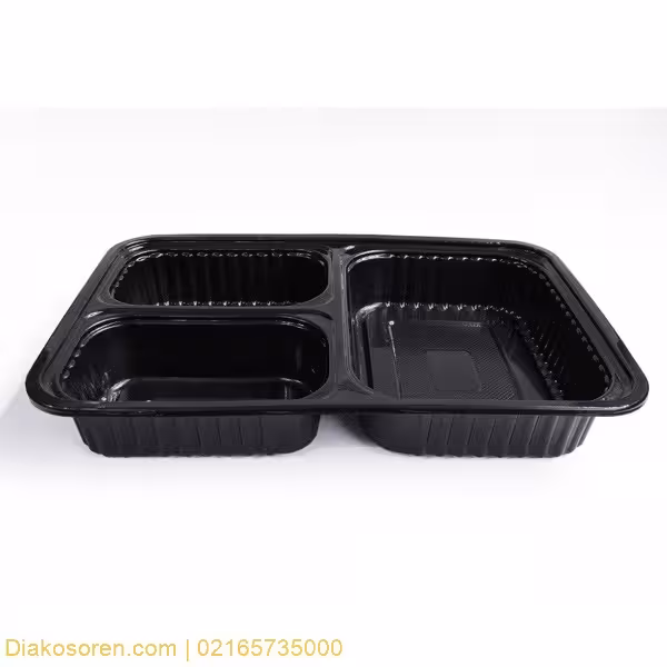 دیس سه خانه 7003 مهرپارسا با درب (100 عدد)