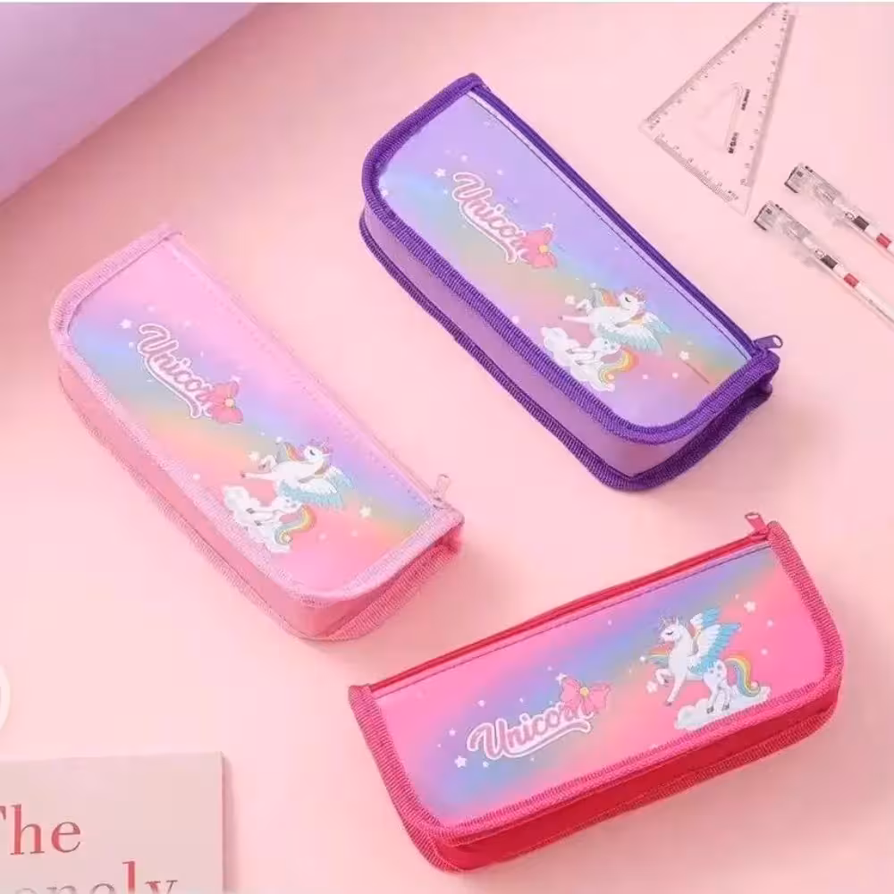 جامدادی یونیکورن 2 زیپ دخترانه