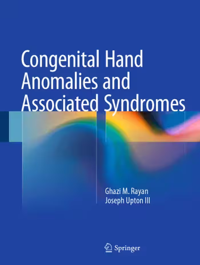 خرید و دانلود نسخه کامل کتاب Congenital Hand Anomalies and Associated Syndromes